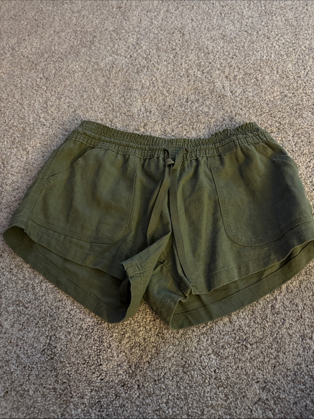 Altar'd State Olive Green Athletic Shorts